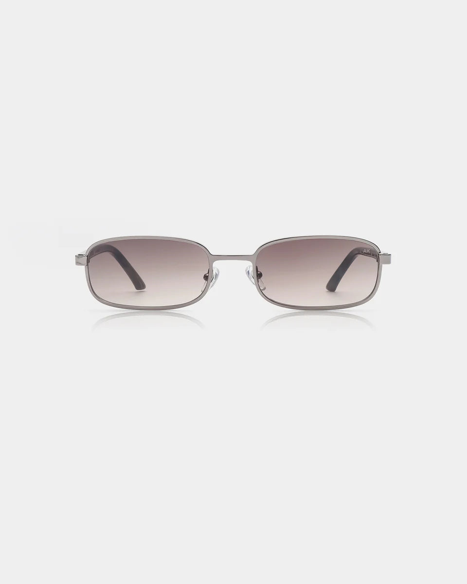Noah Sunglasses - Silver Striped Horn