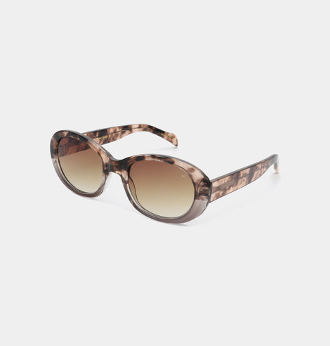 Anma Sunglasses - Coquina / Grey Transparent