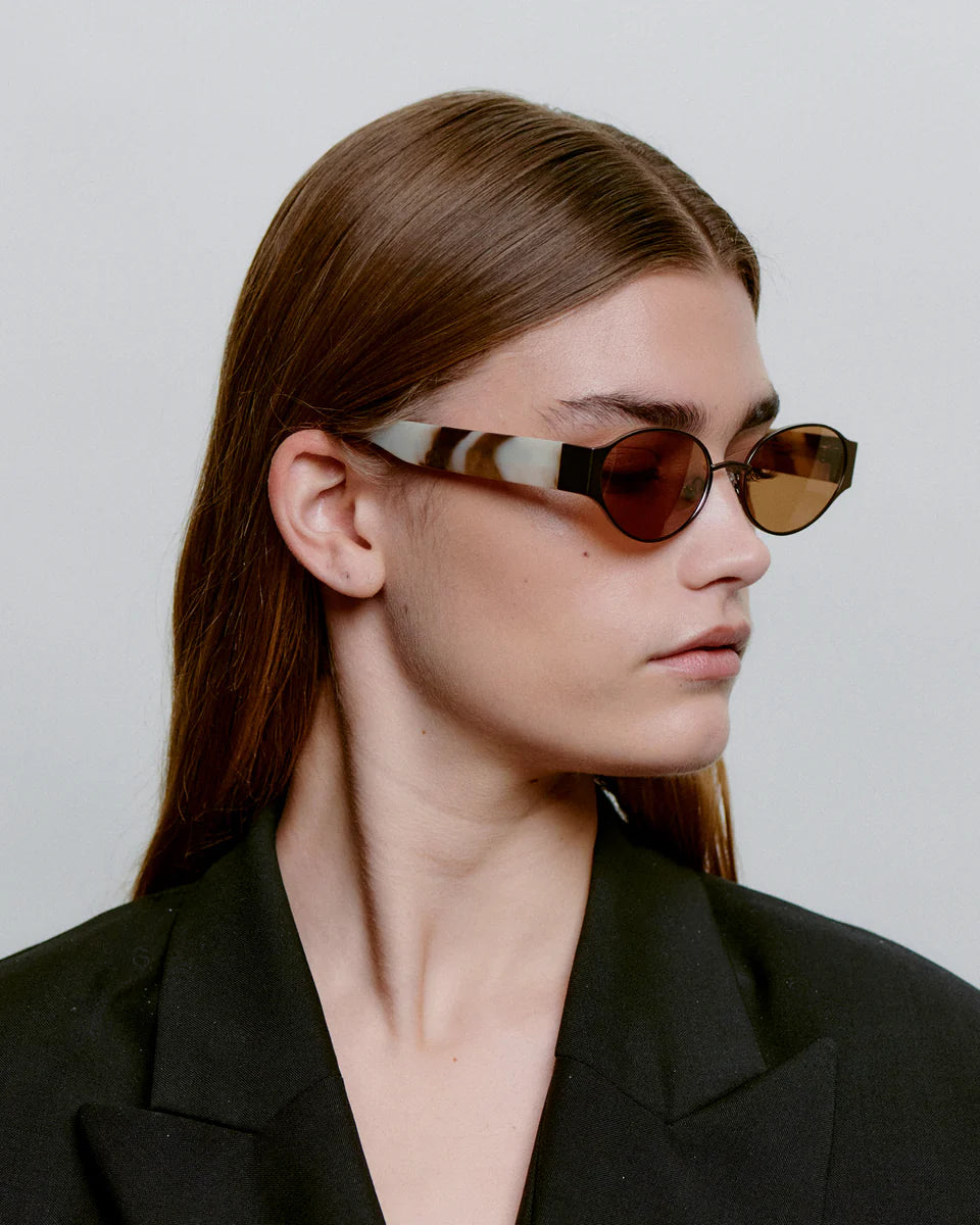 Bella Sunglasses - Matte Brown Cookie Dough