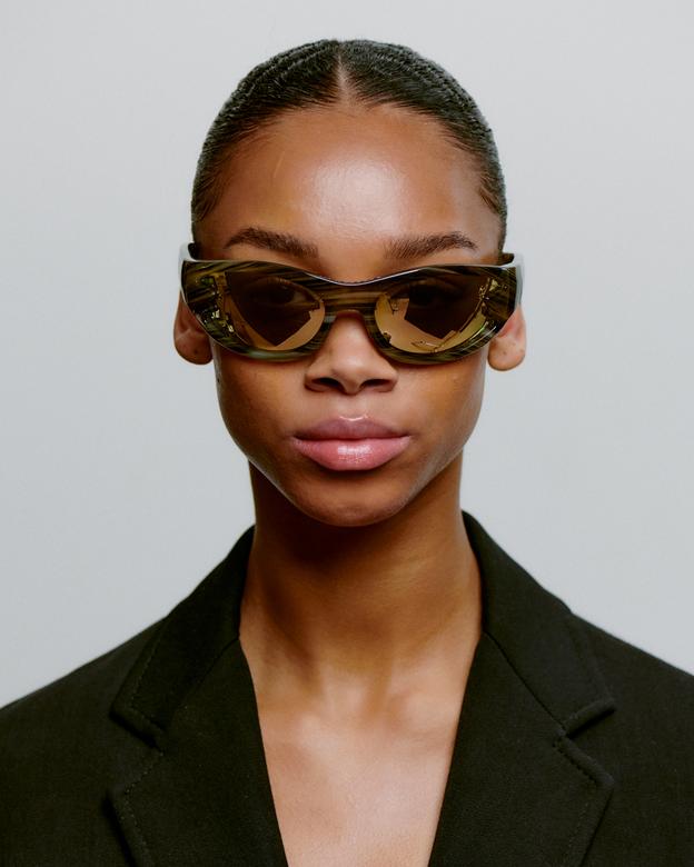 Blast Sunglasses - Striped Horn
