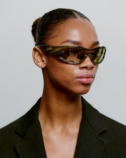 Blast Sunglasses - Striped Horn