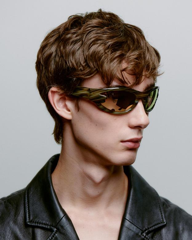 Blast Sunglasses - Striped Horn