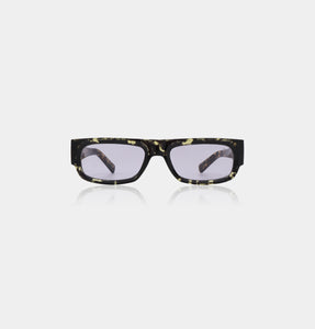 Jean Sunglasses - Black / Yellow Tortoise