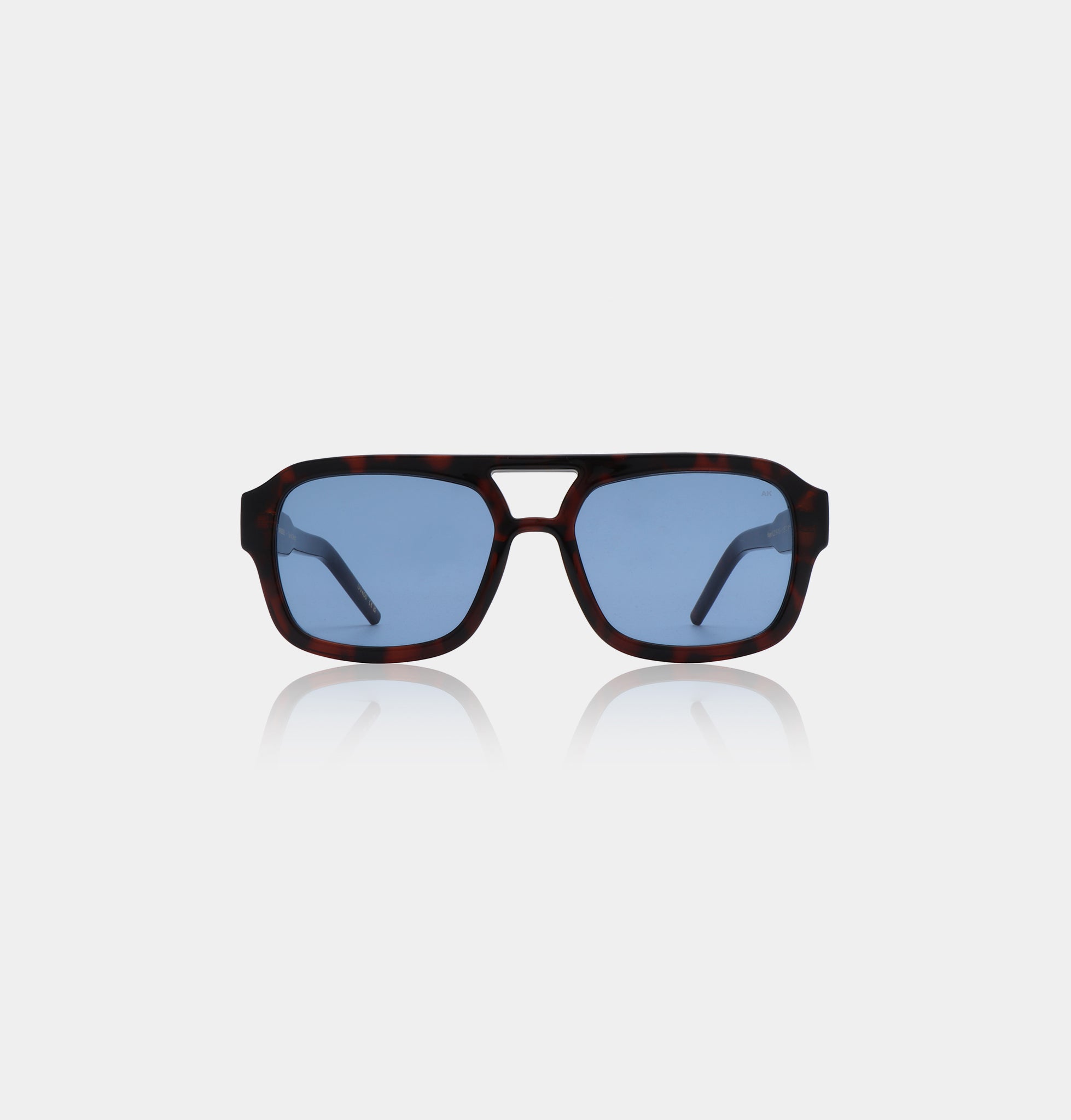 Kaya Sunglasses - Demi Tortoise (Blue Lens)