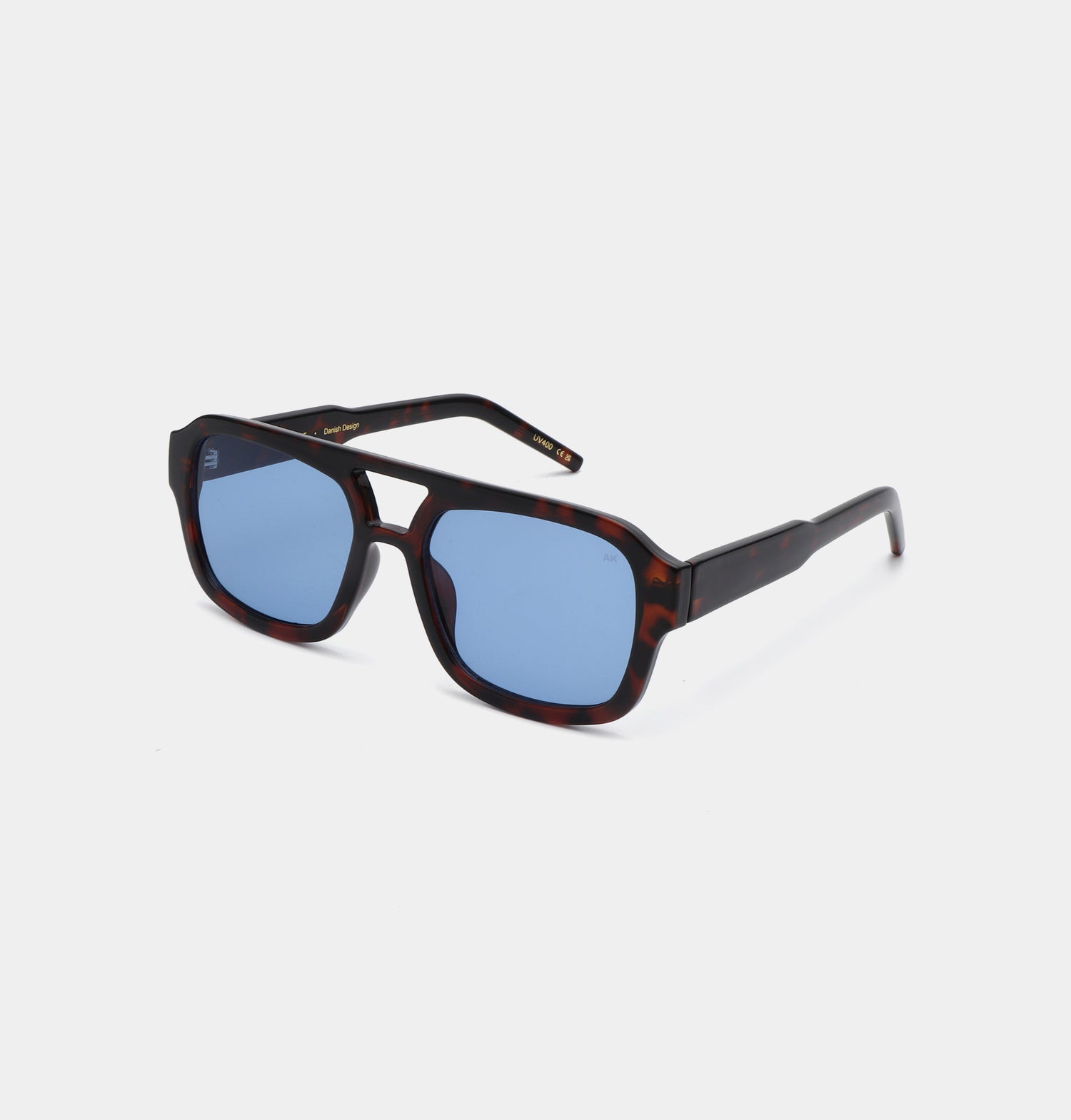Kaya Sunglasses - Demi Tortoise (Blue Lens)