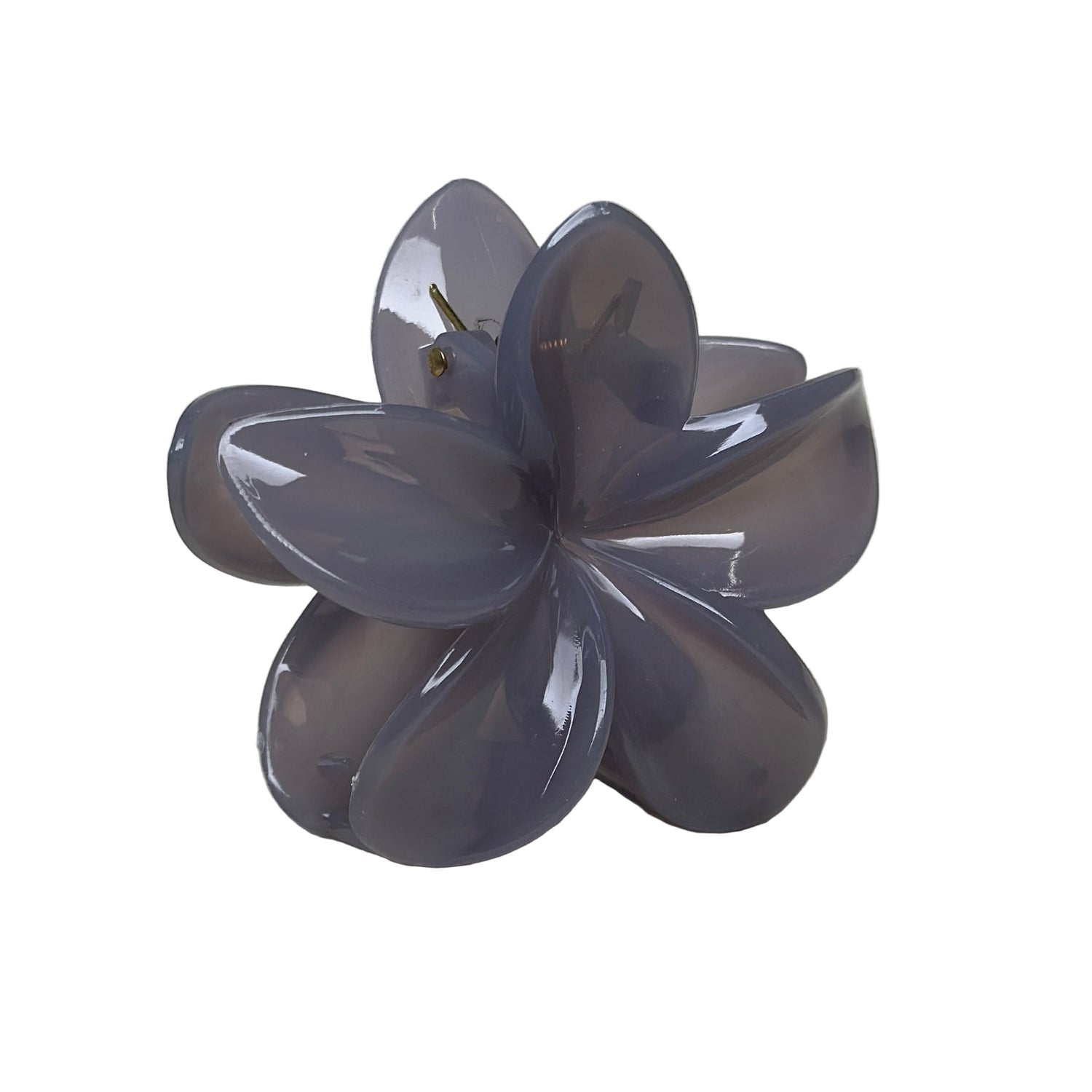 Tropical Blossom Hair Clip - Dusty Purple