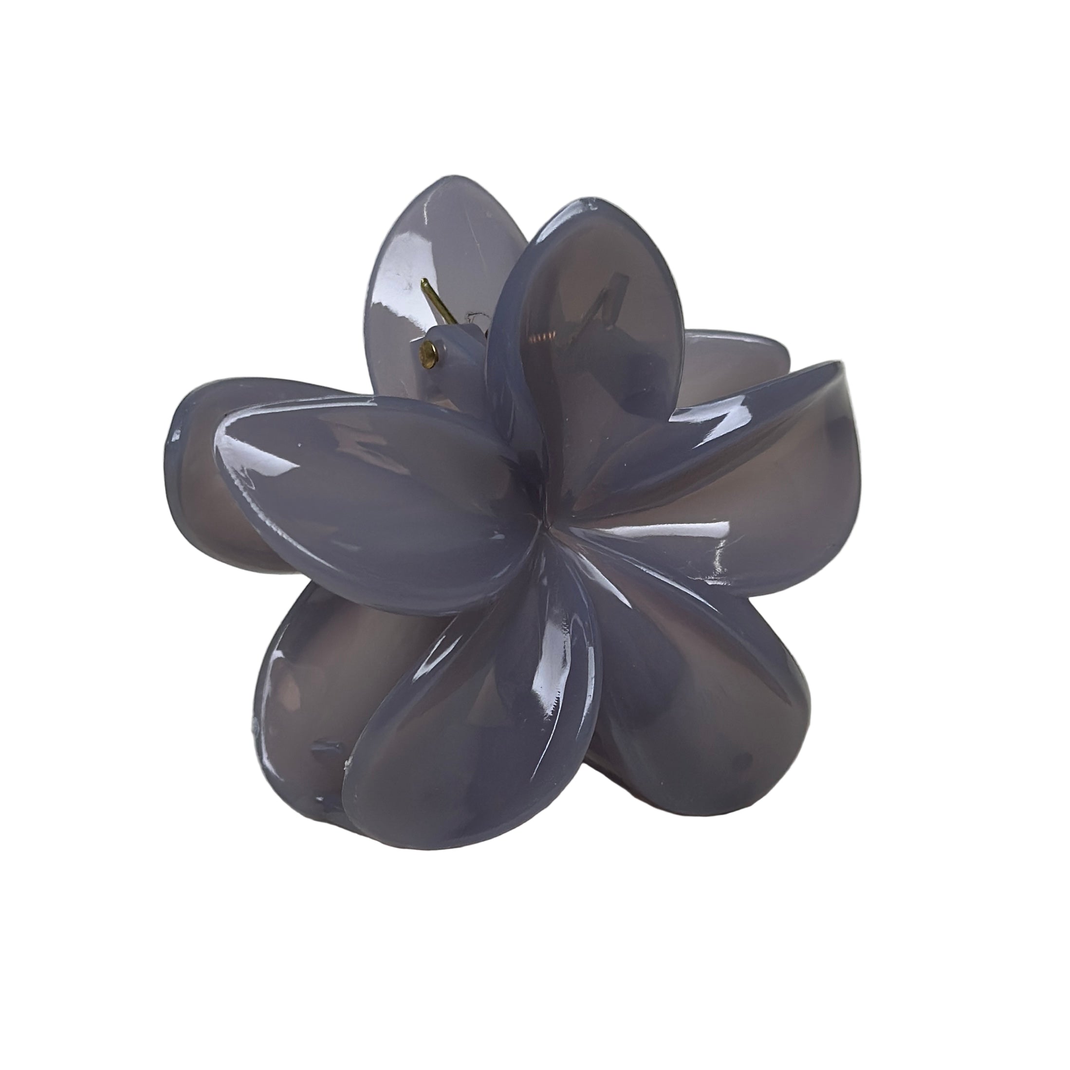 Tropical Blossom Hair Clip - Dusty Purple