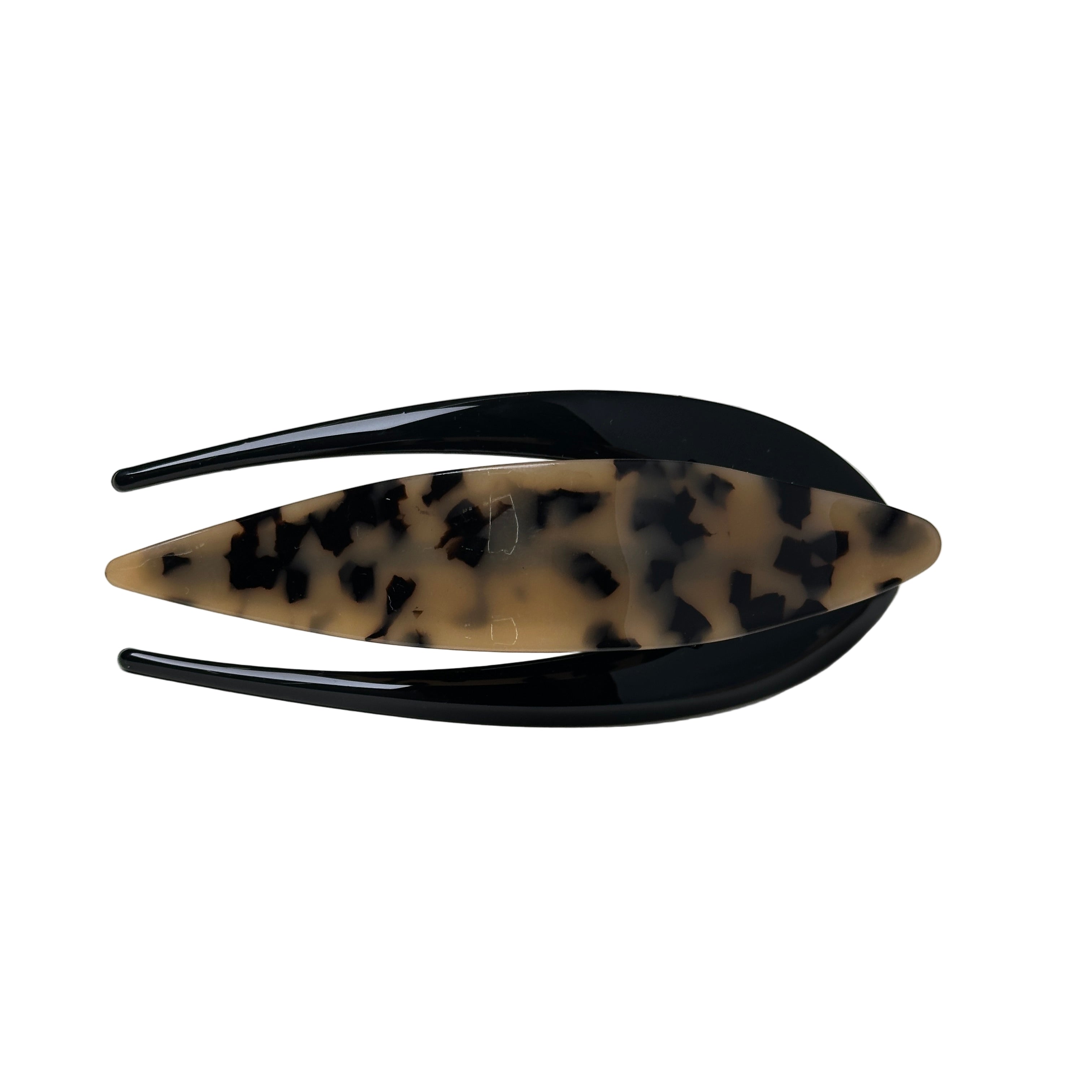 French Curved Hair Clip - Tortoise Shell