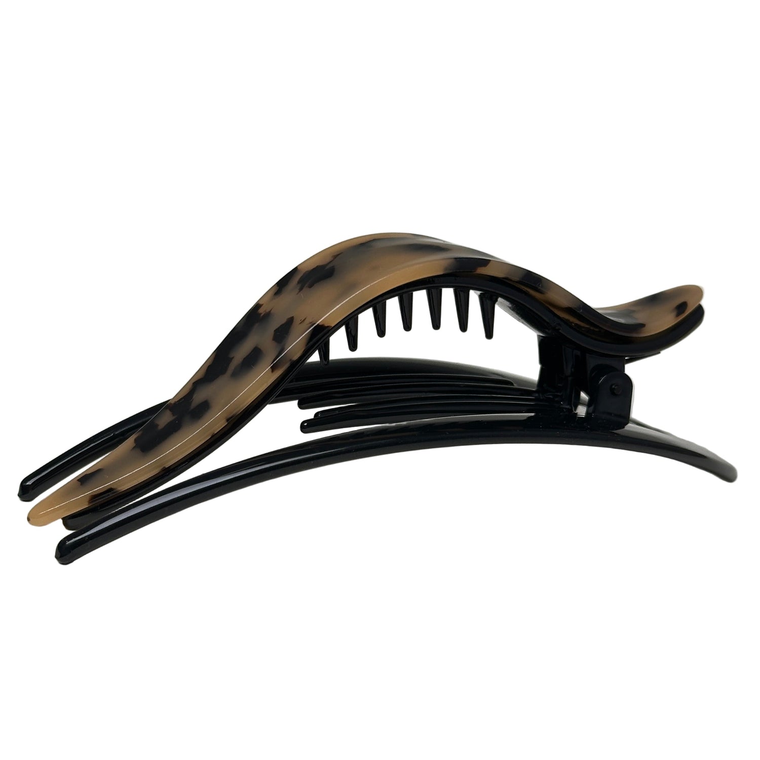 French Curved Hair Clip - Tortoise Shell