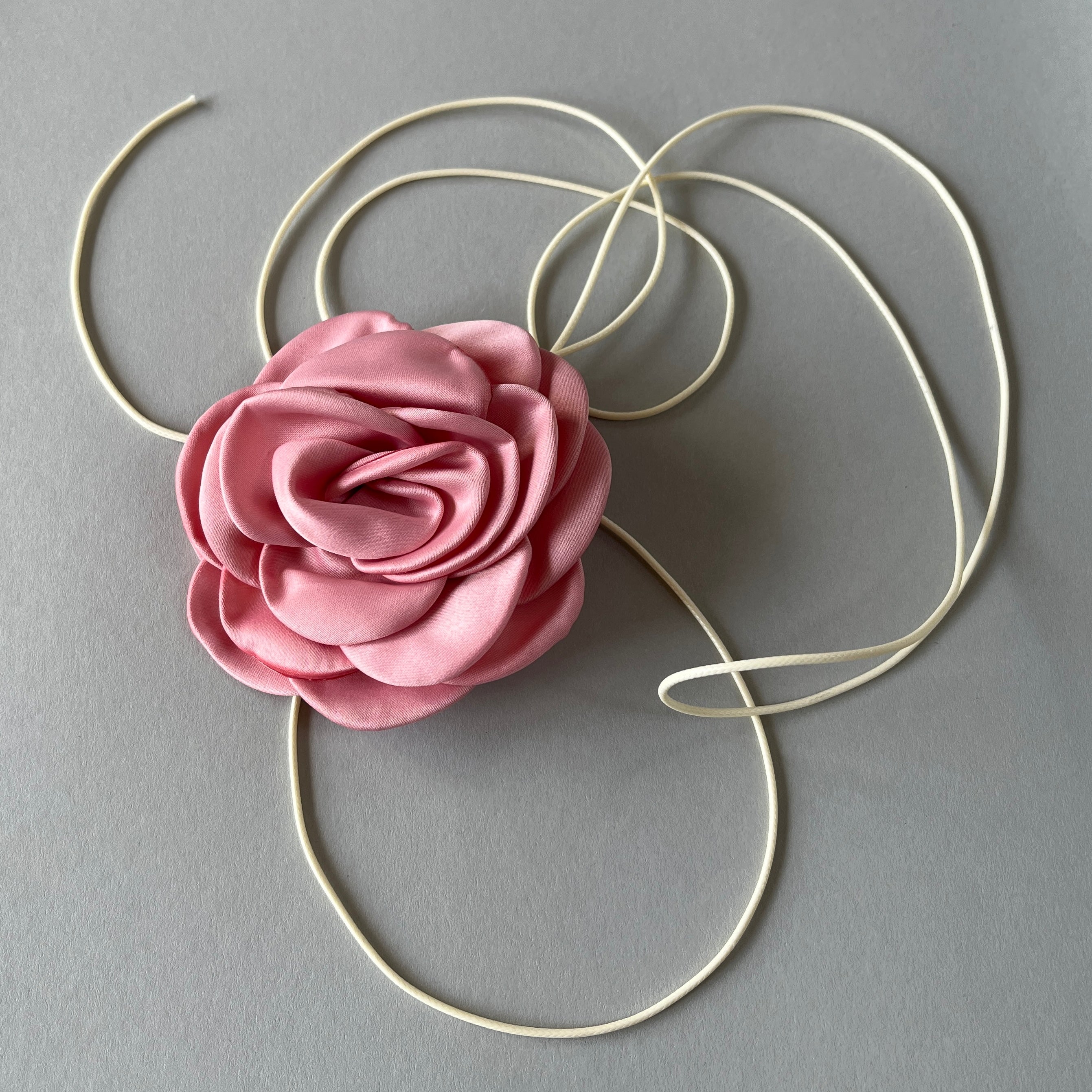 Multiflower - Satin - 9 cm - Dusty Rose