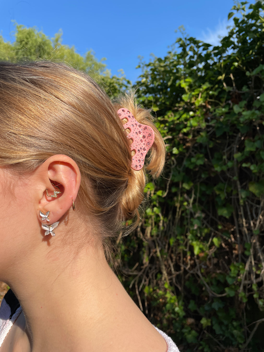 Pearly Butterfly Ear