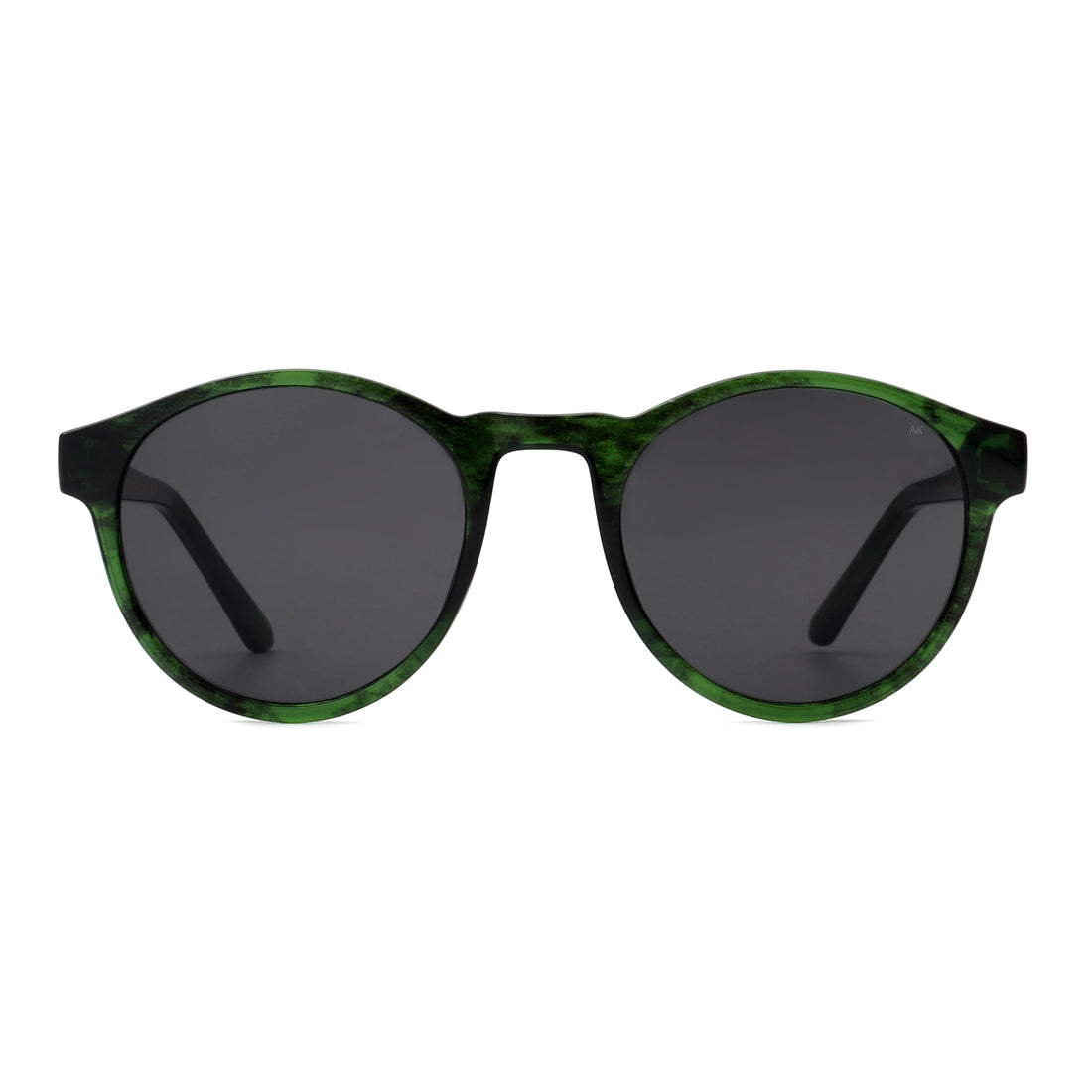 Marvin Sunglasses - Green Marble Transparent