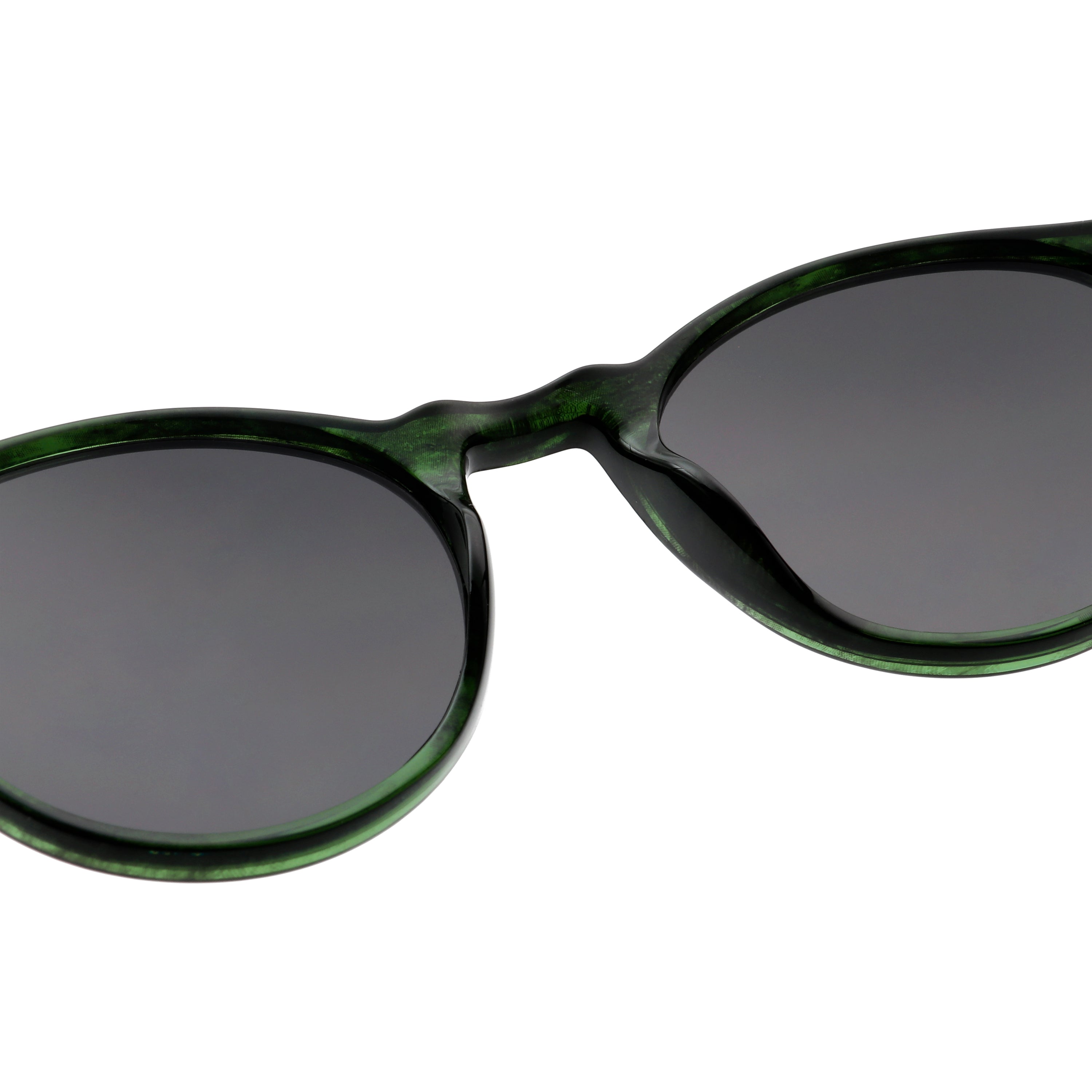 Marvin Sunglasses - Green Marble Transparent