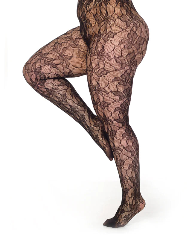 PM Orchid Leaf Tights - Black