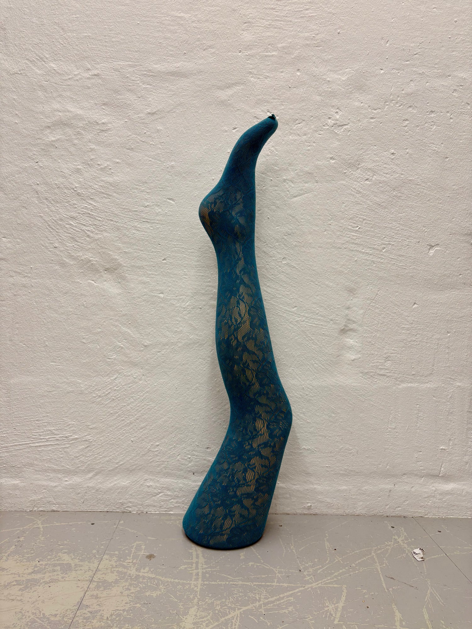 Flower Fishnet Tights - Teal