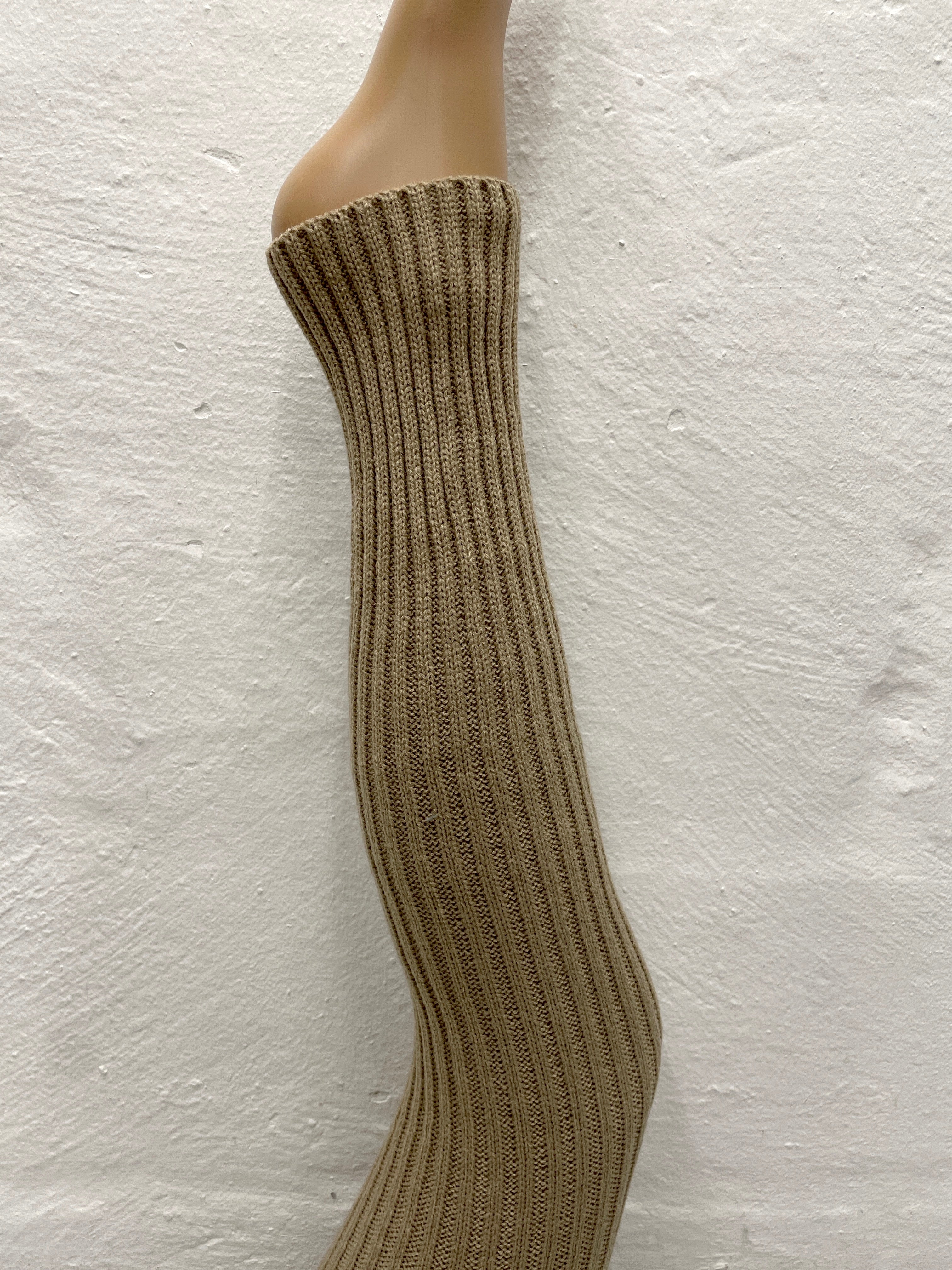 Leg Warmers X-tra Long Light Brown