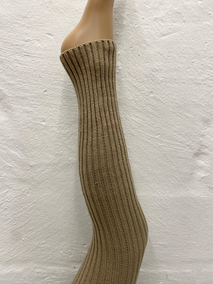 Leg Warmers X-tra Long Light Brown
