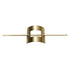 Elegant hårpin med geometrisk design - i guld- eller stållook