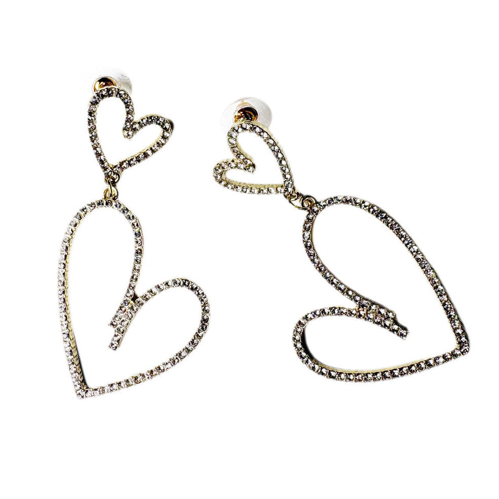 Outline Heart Earrings
