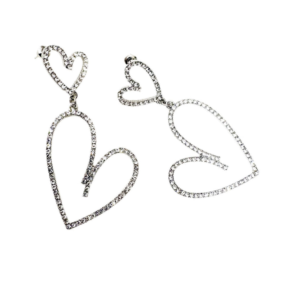 Outline Heart Earrings