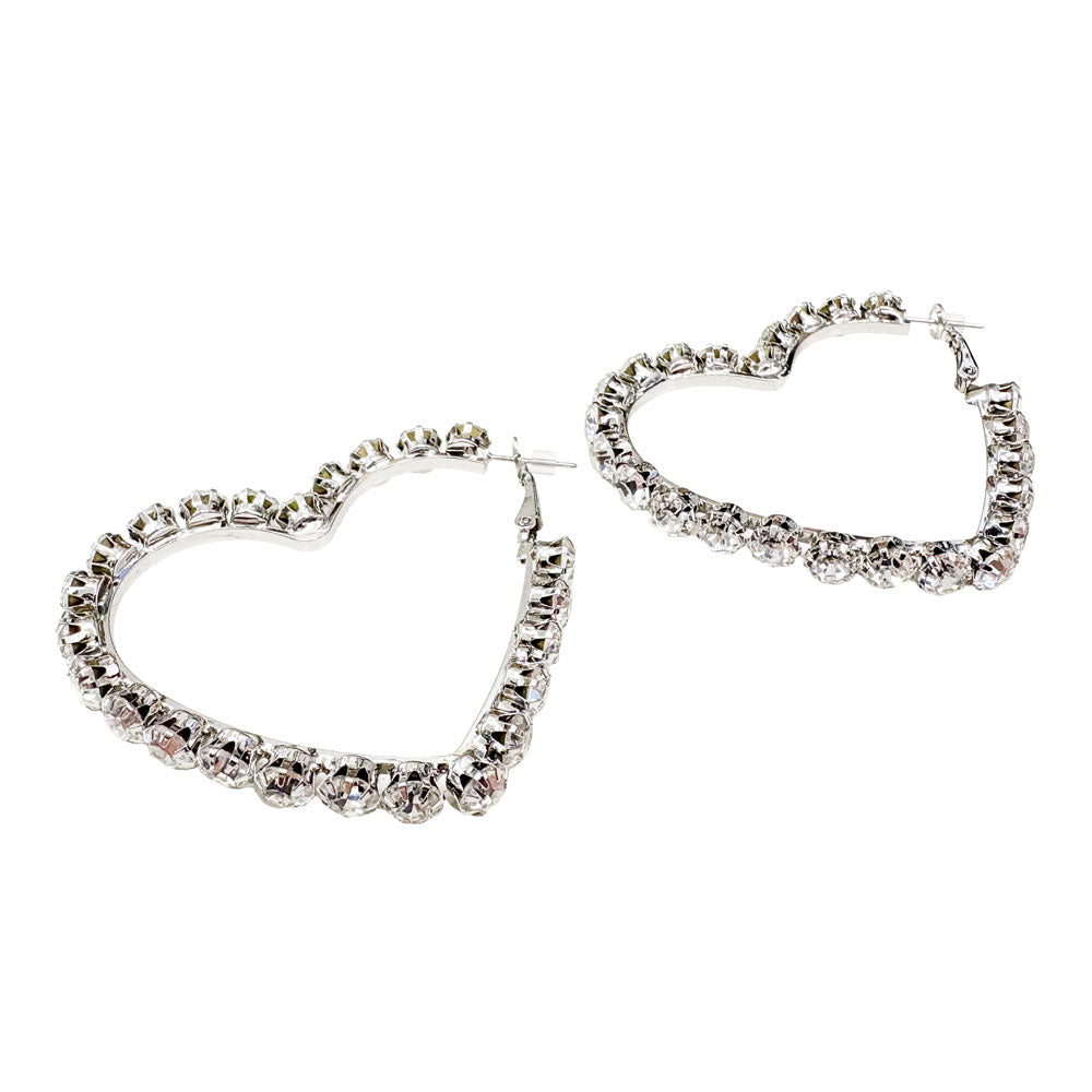 Rhinestone Heart Creol
