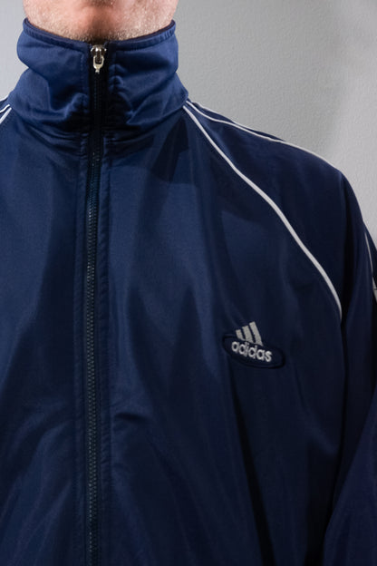 Blå Adidas Sportsjakke