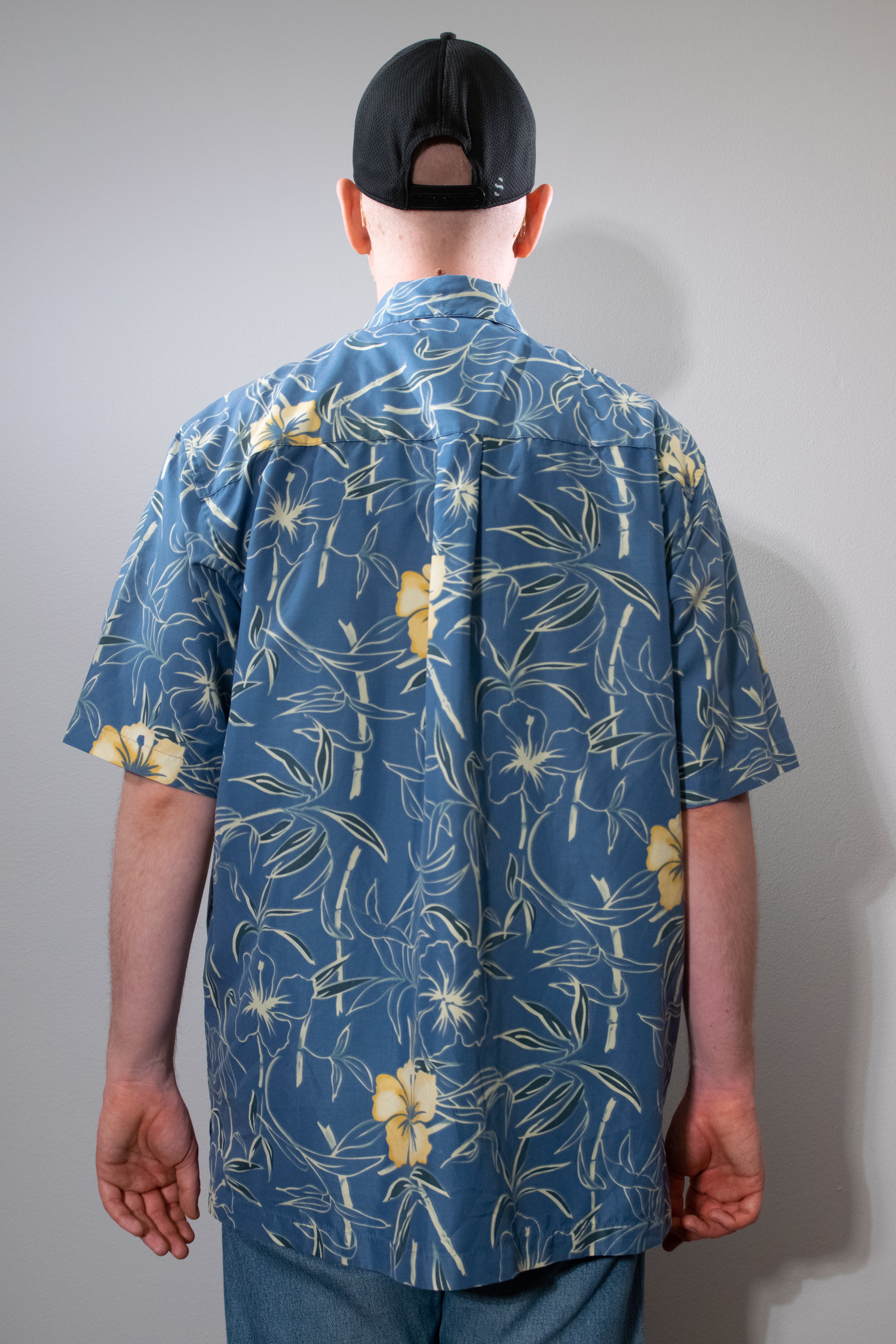 Blå Hawaiiskjorte