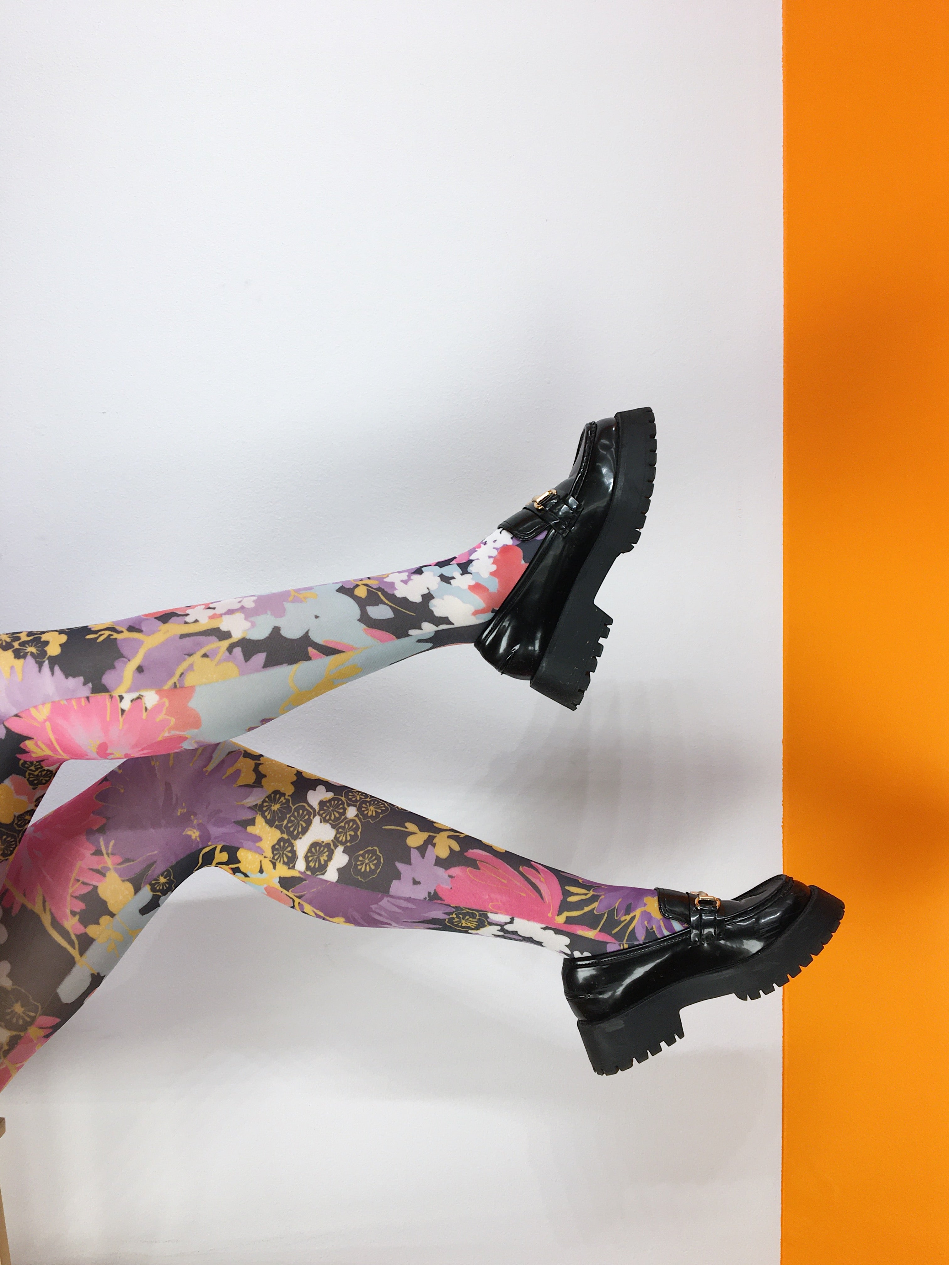 PM Freesia Floral Printed Tights