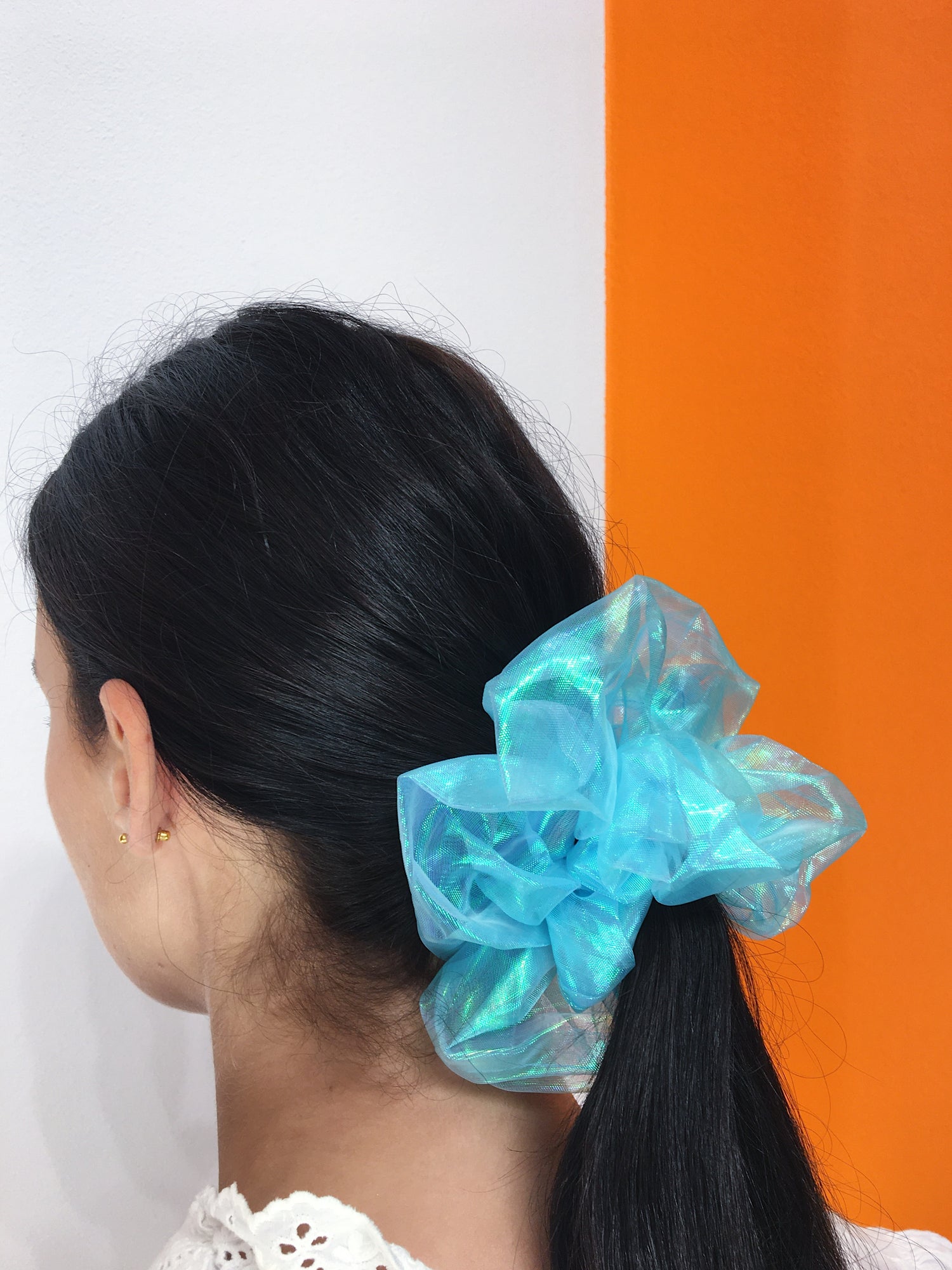 Large Scrunchie - Blue