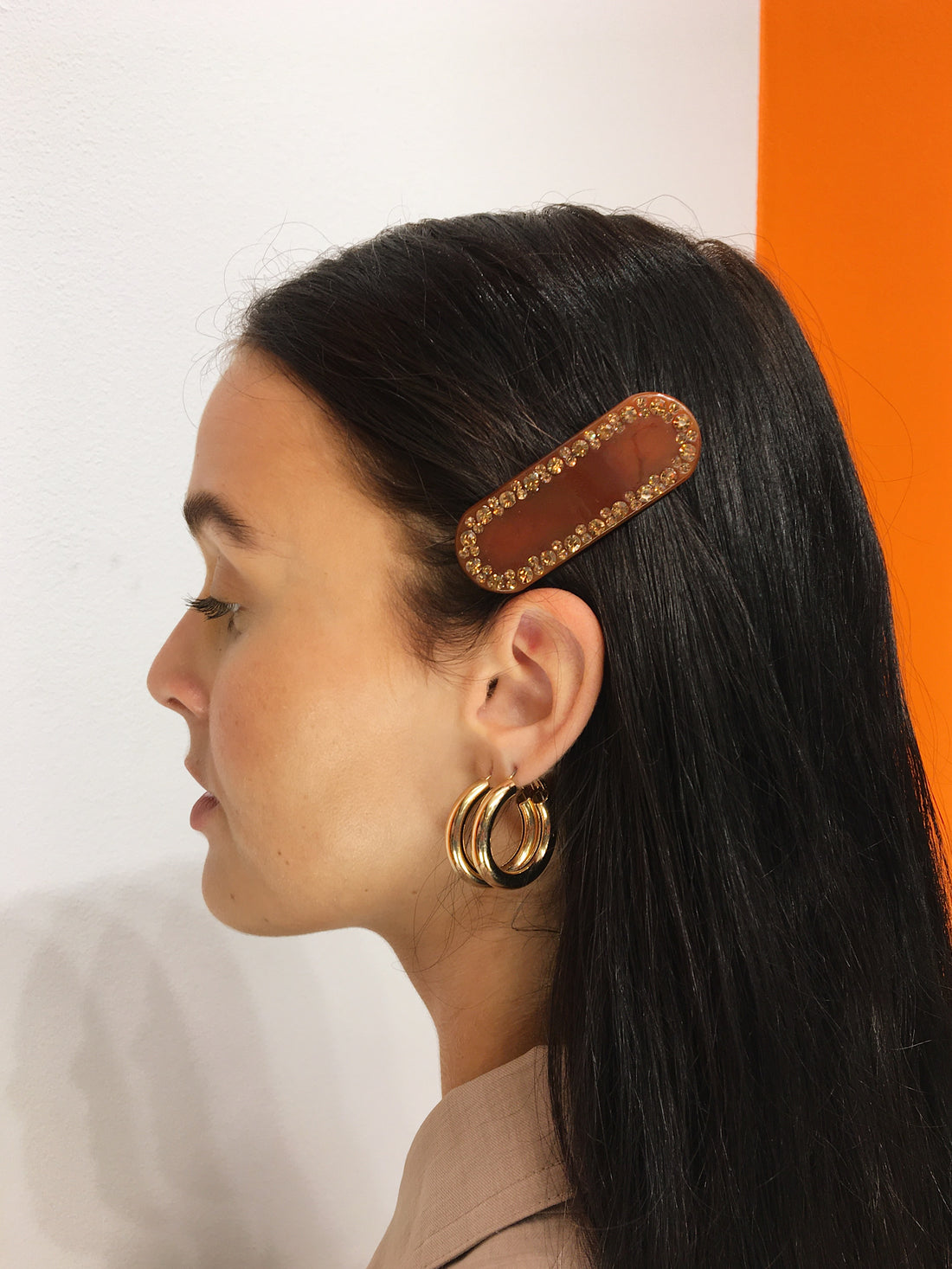 Simi Hairclip - Brown