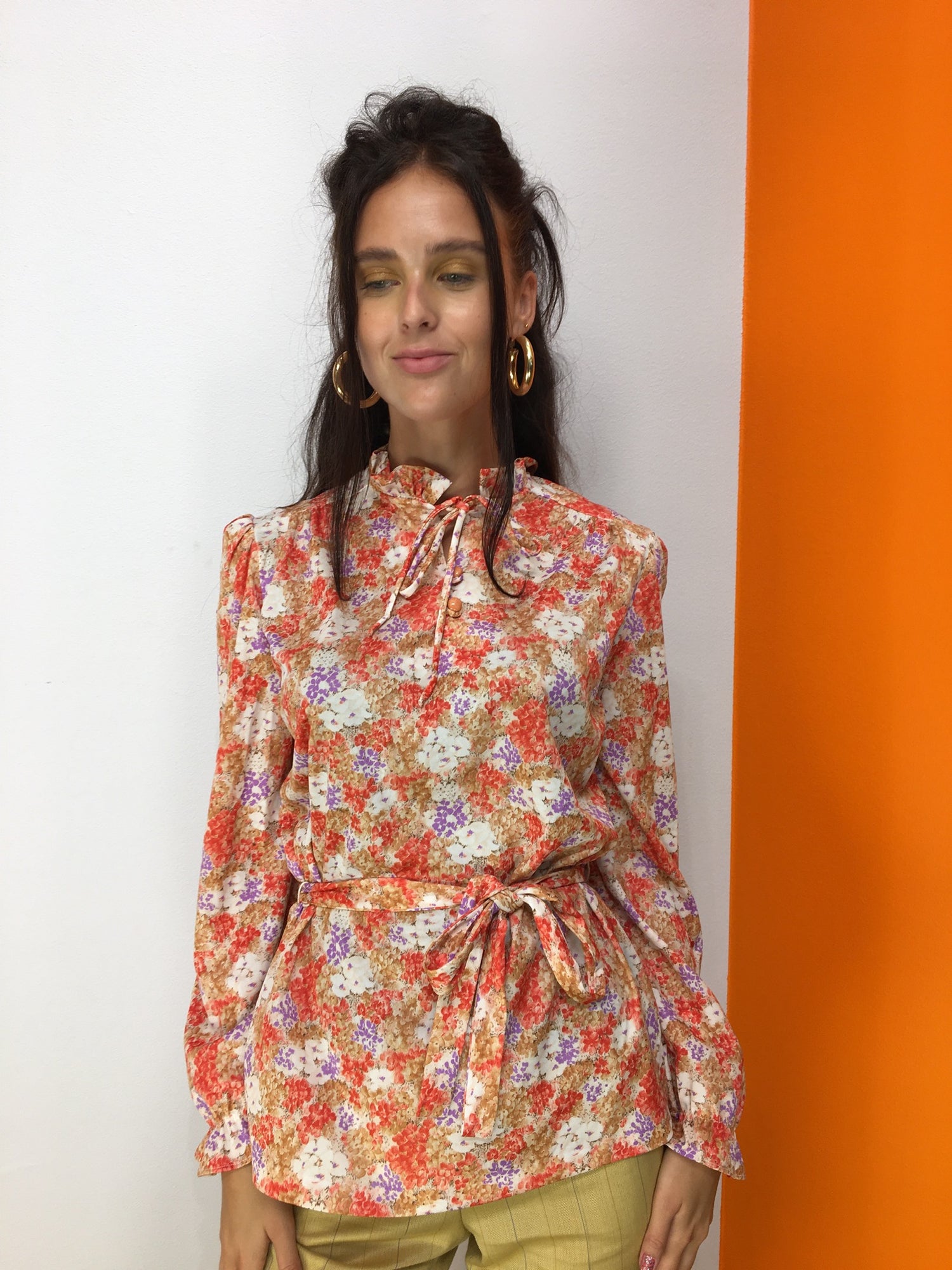 Blomsterbluse