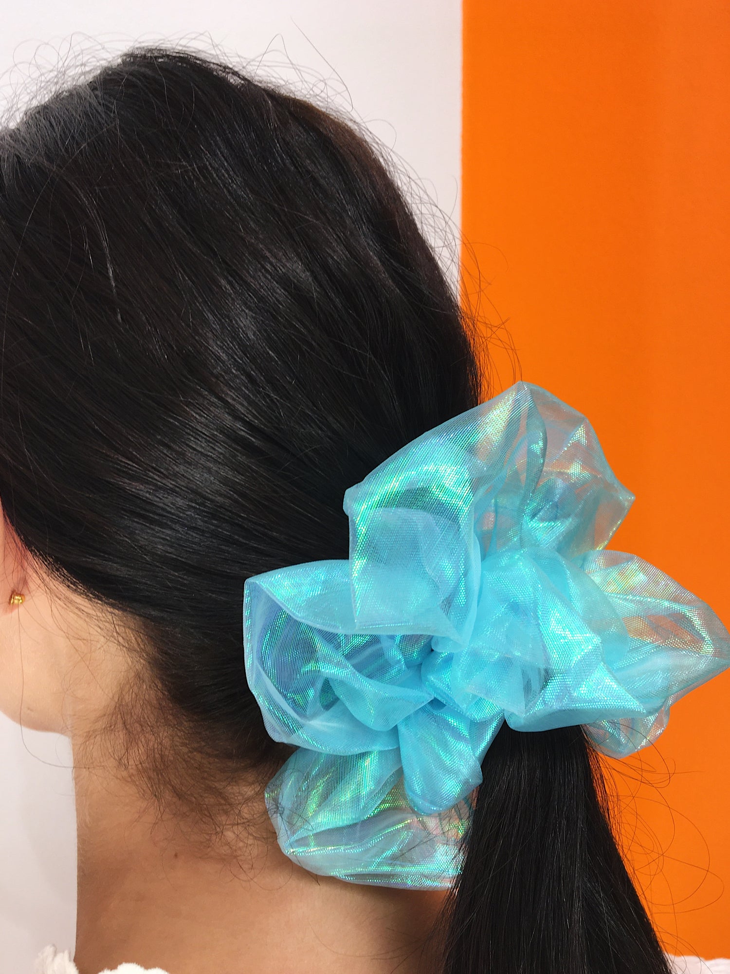 Large Scrunchie - Blue