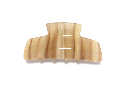 Abstract Hairclip - Brown