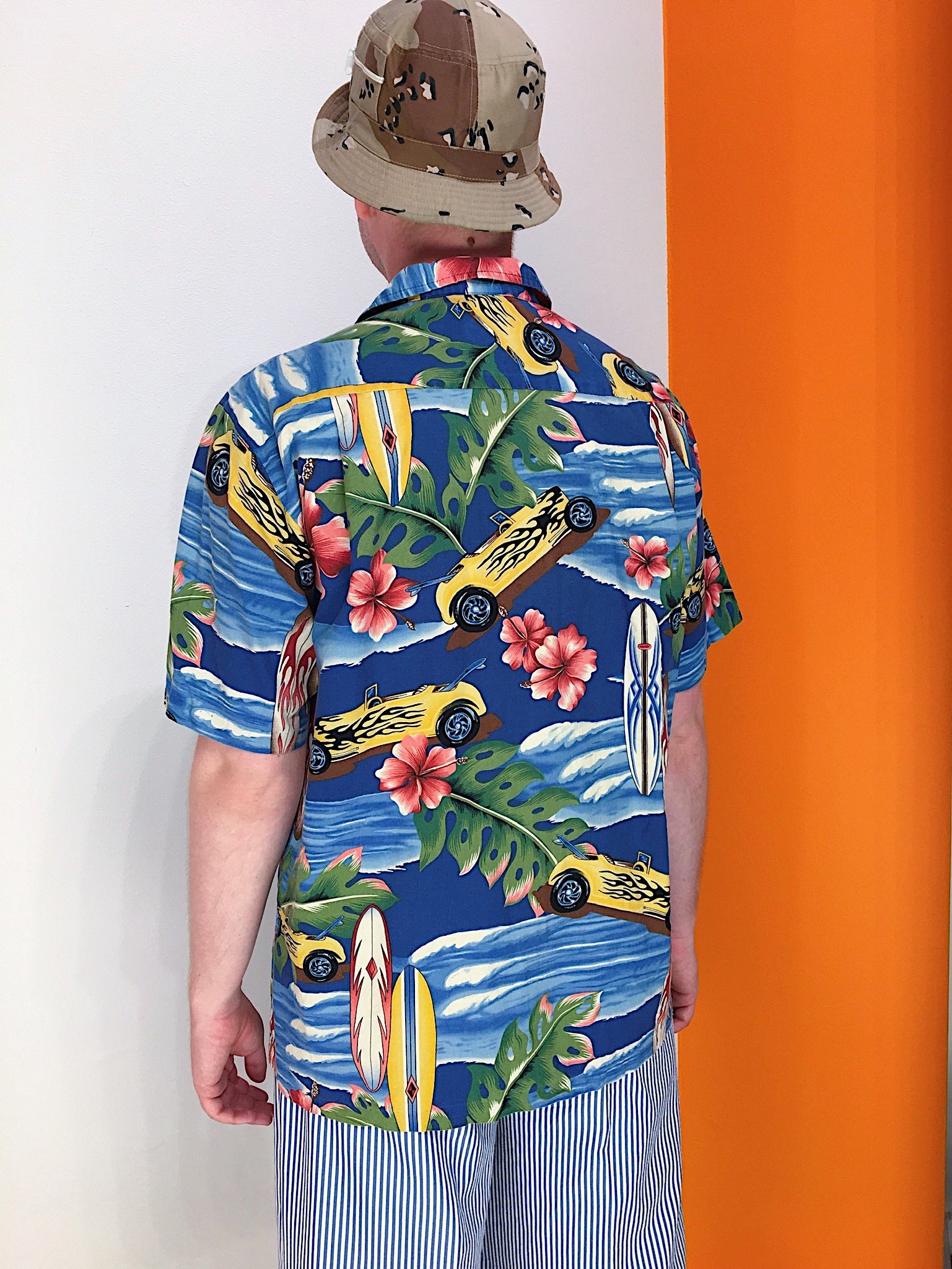 Blå Hawaiiskjorte