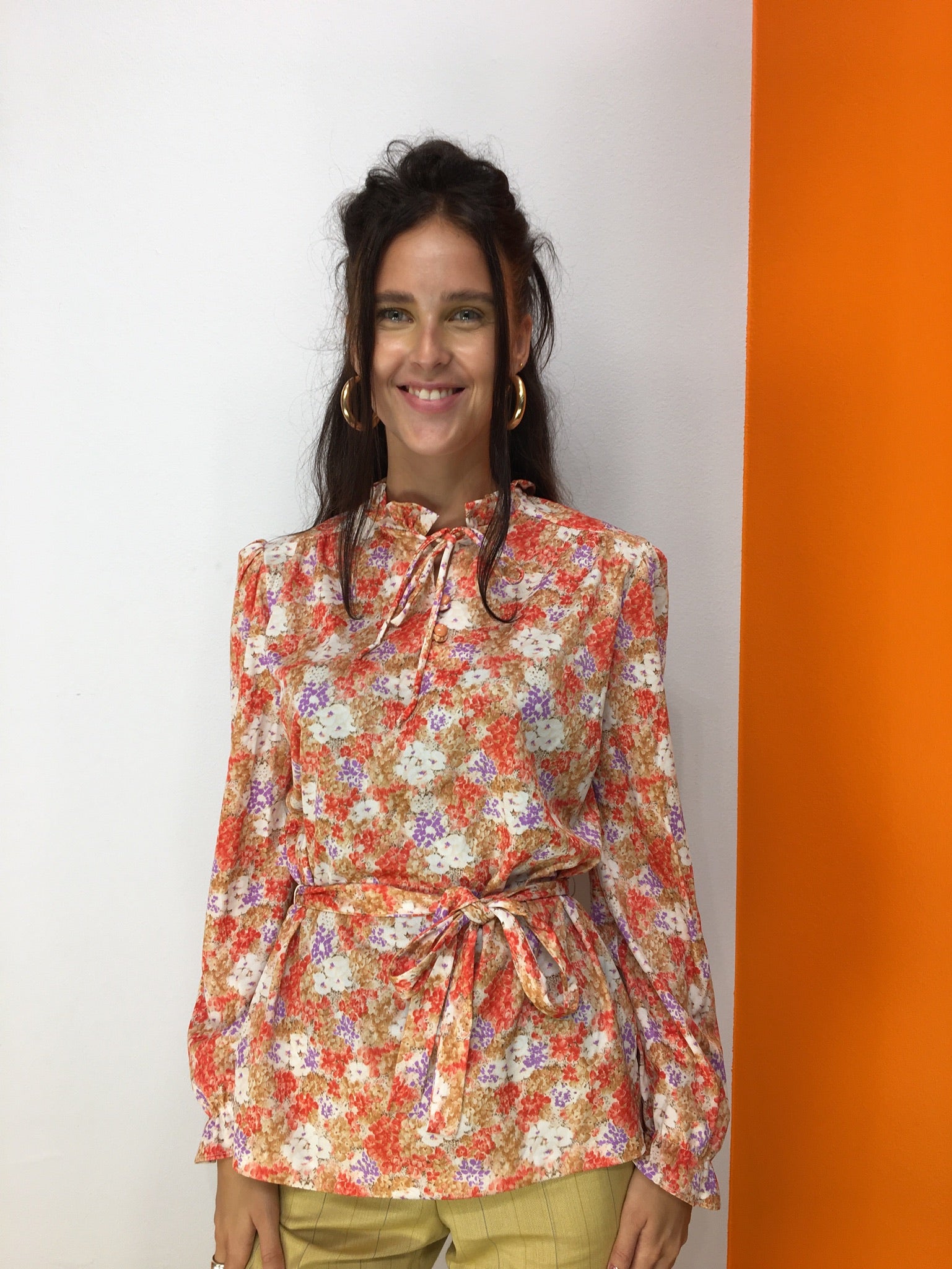 Blomsterbluse