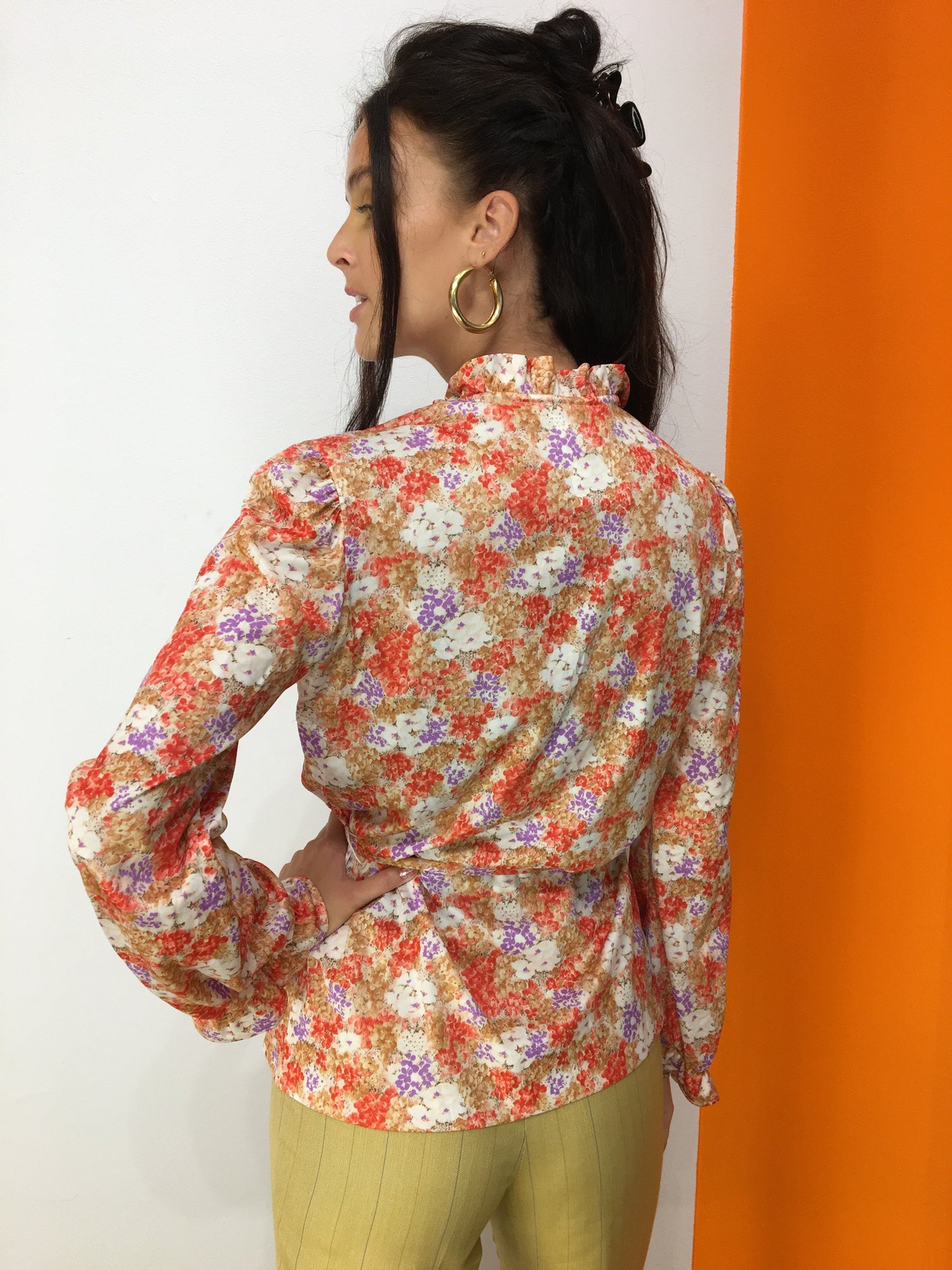 Blomsterbluse