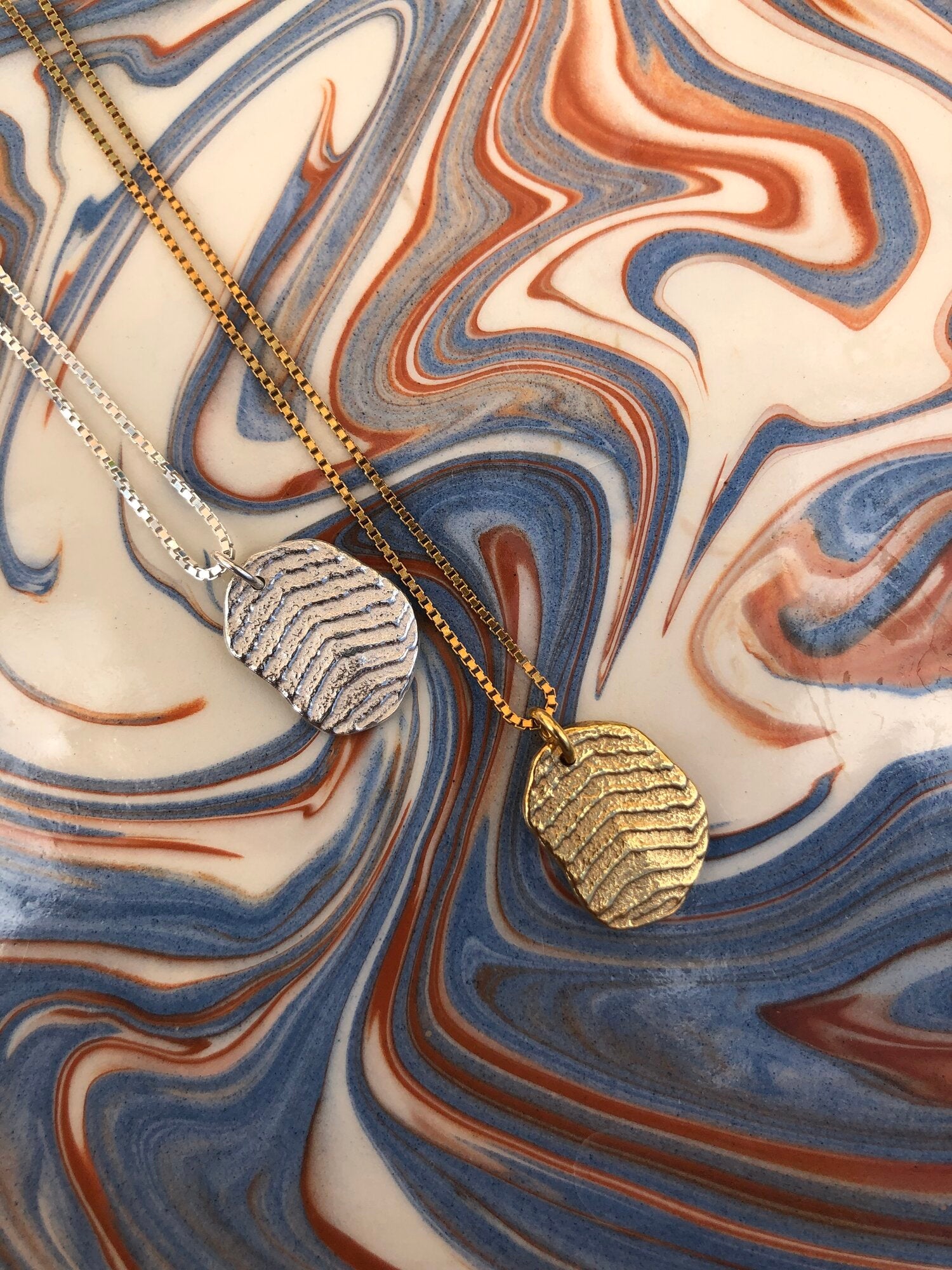 Bean Necklace - Sølv