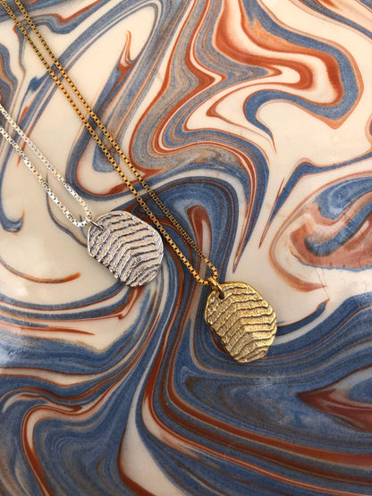 Bean Necklace - Sølv