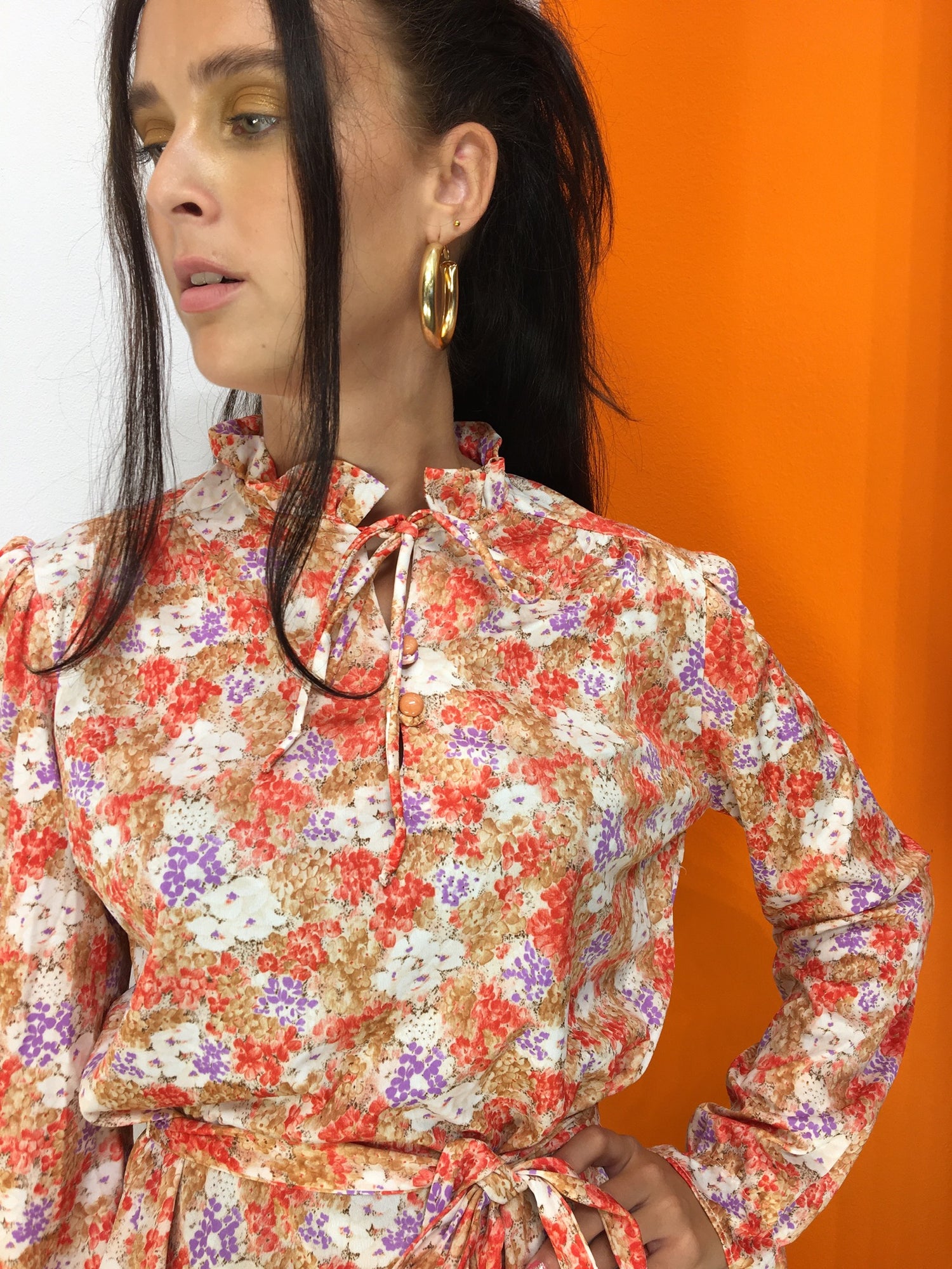 Blomsterbluse