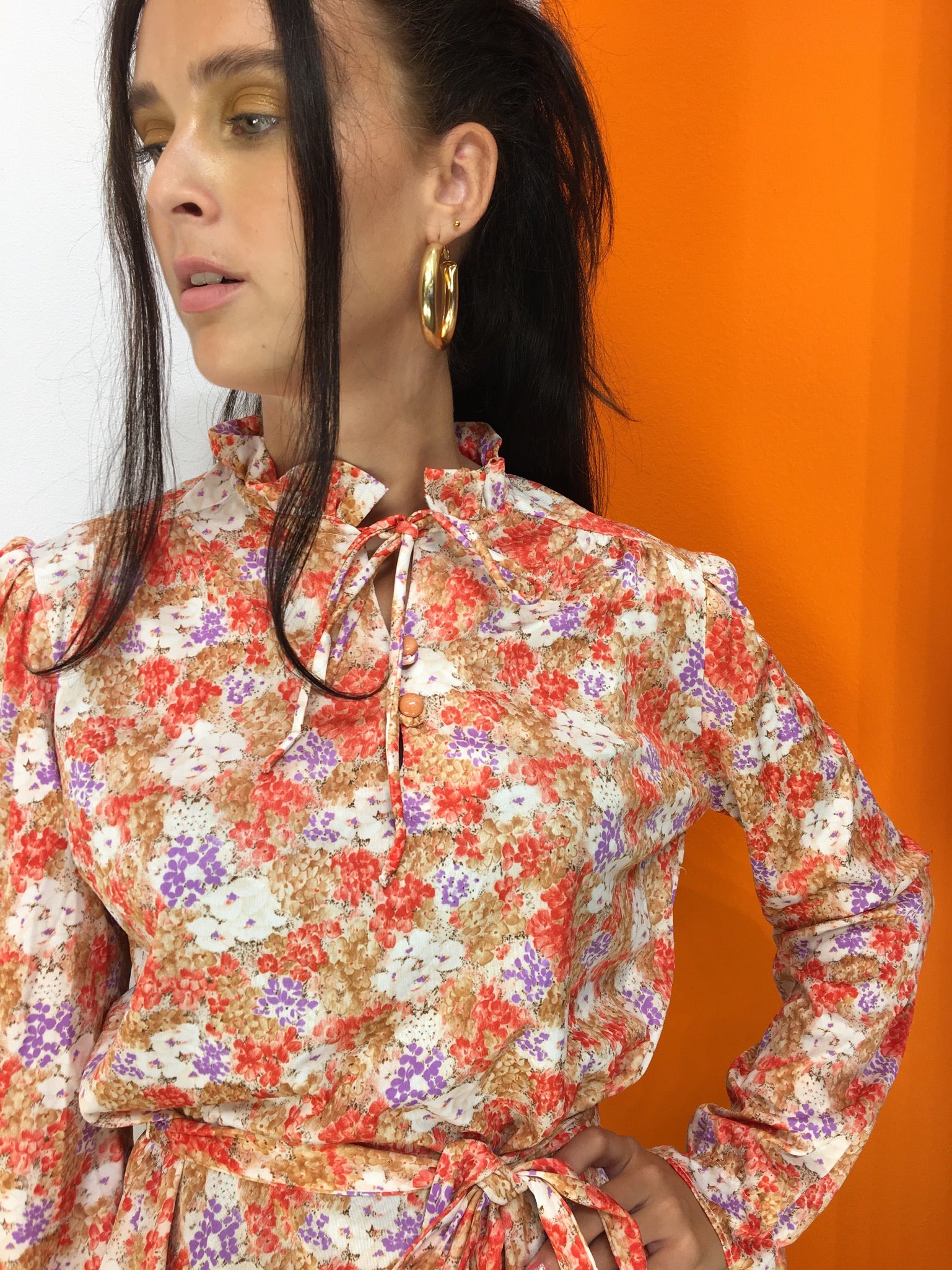 Blomsterbluse