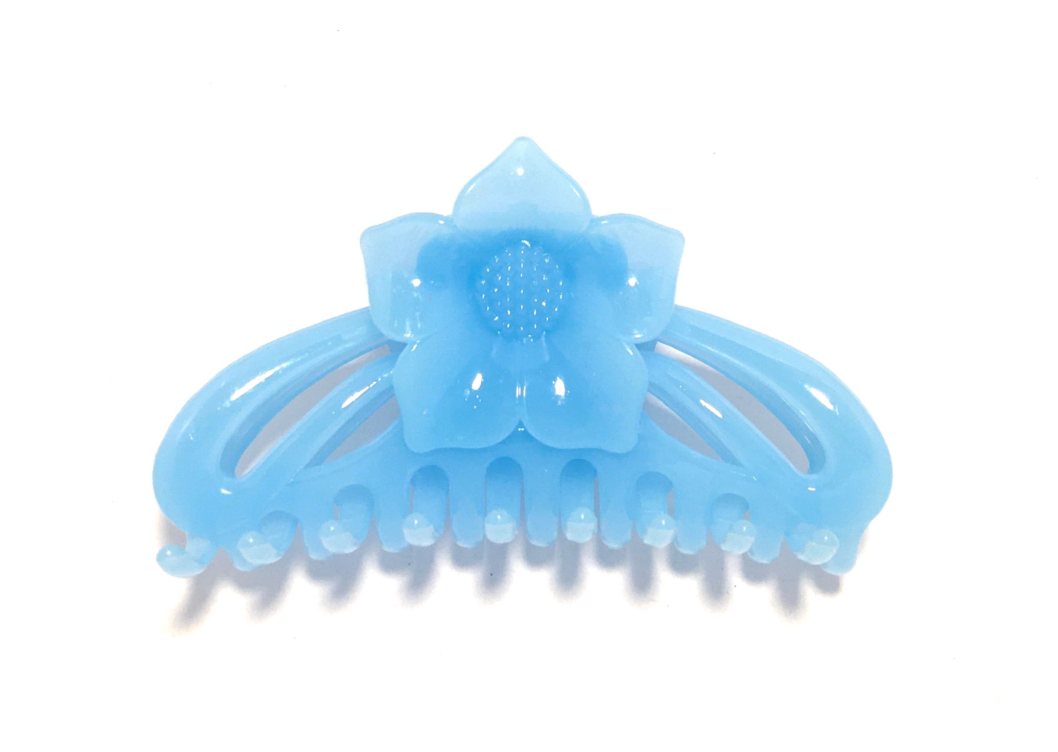 Flower Hairclip - Baby Blue