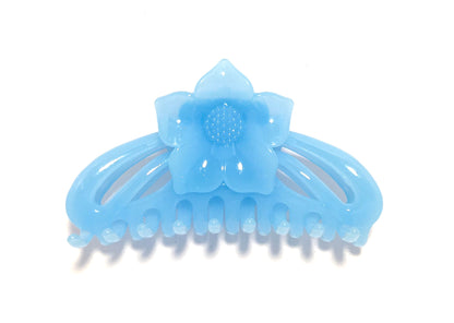 Flower Hairclip - Baby Blue