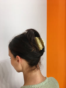 Glitter Hairclip - Gold
