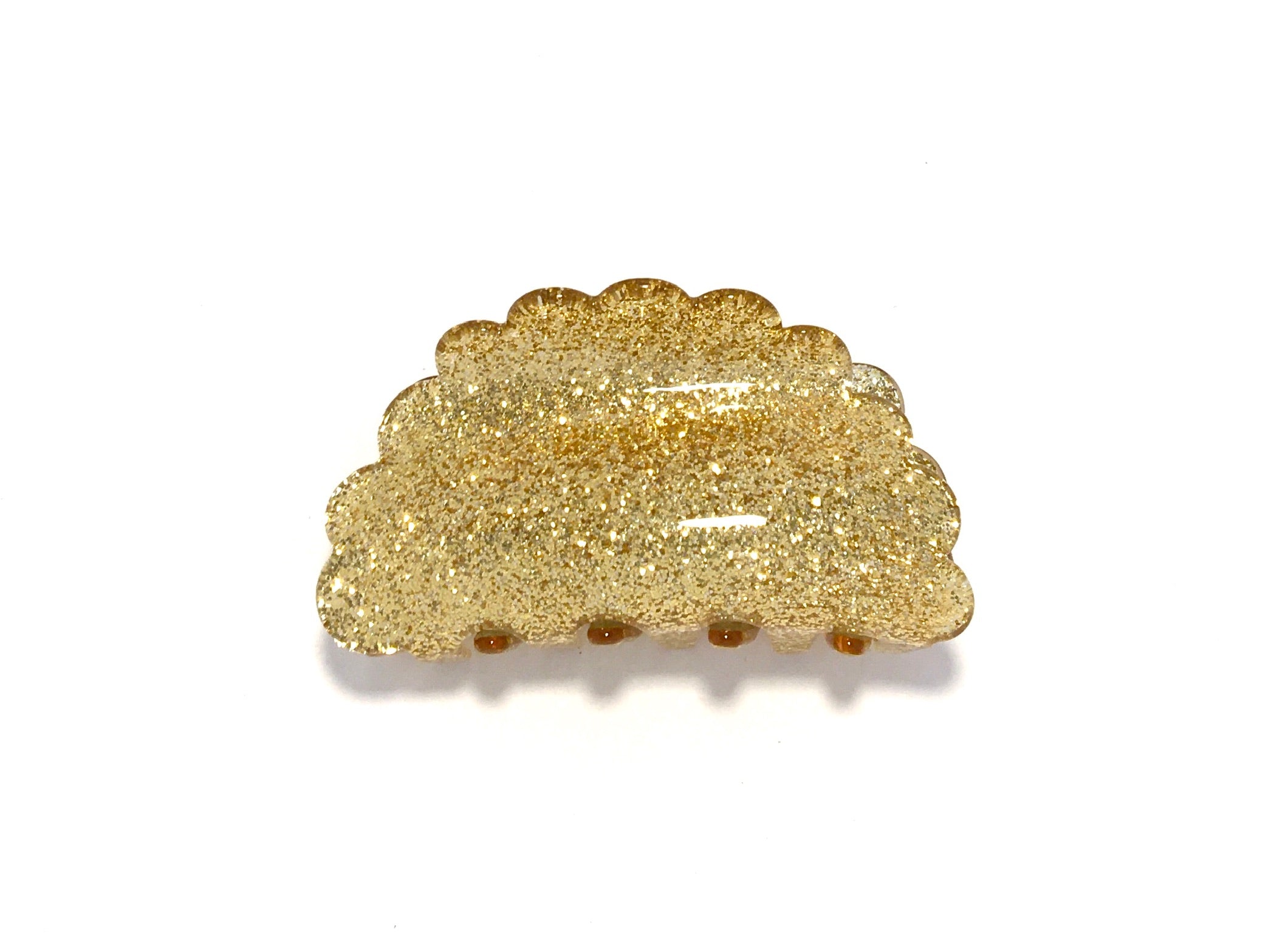 Glitter Hairclip - Gold