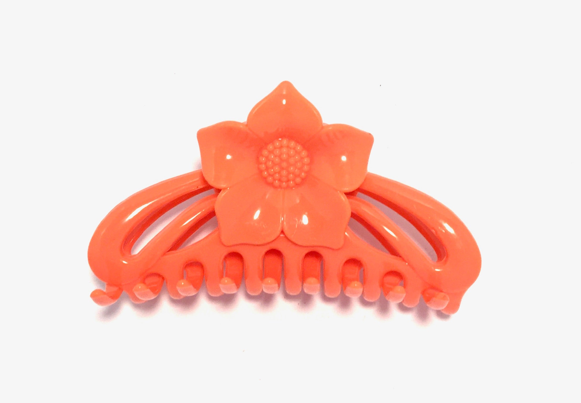 Flower Hairclip - Orange