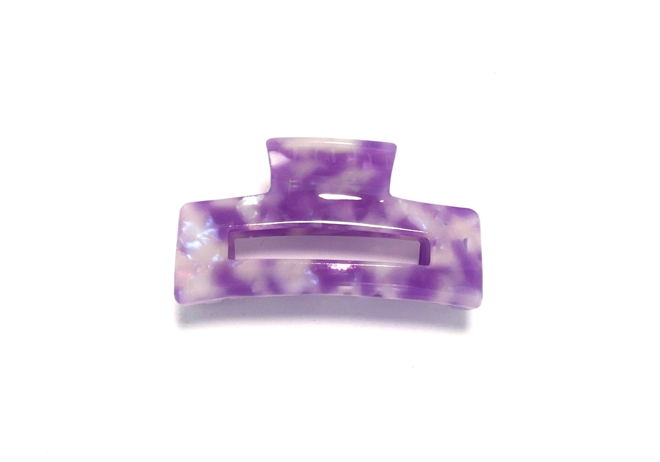 Marble Hairclip - Purple