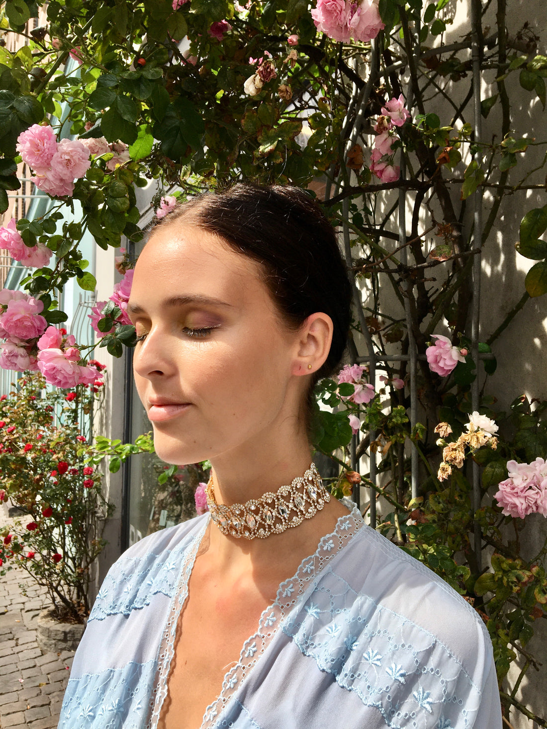 Simi Party Choker - Guldfarvet