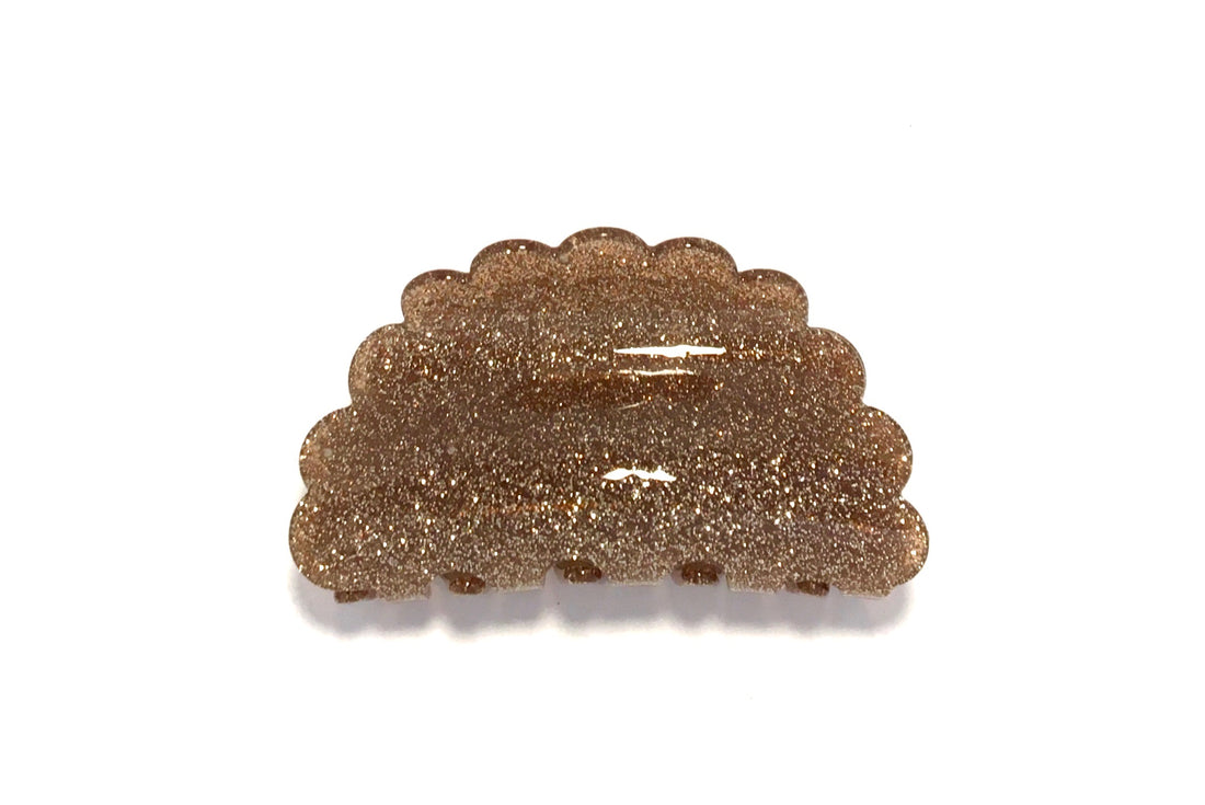 Glitter Hairclip - Bronze