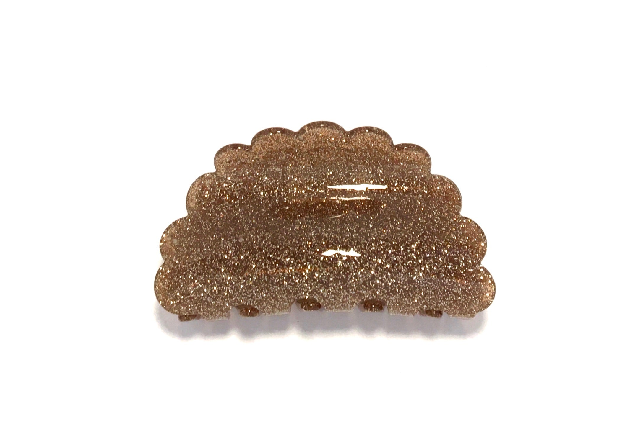 Glitter Hairclip - Bronze