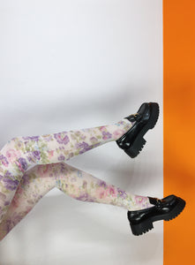 PM Spring Flower Printed Tights
